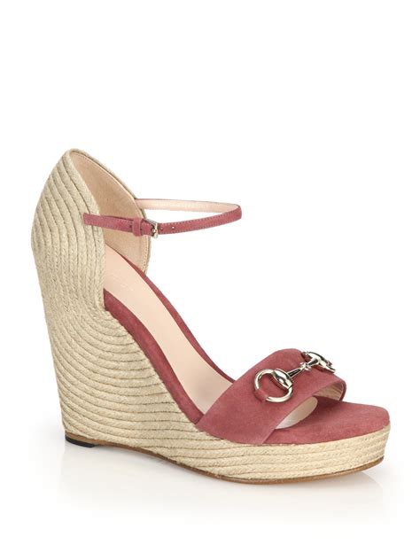 gucci espadrilles dames zwart|Gucci espadrilles wedges pink.